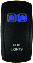 Load image into Gallery viewer, DragonFire Racing Lighted Switch On/Off Blue