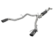 Cargar imagen en el visor de la galería, aFe MACH Force-Xp 3in to 3-1/2in 304 SS Cat-Back Exhaust w/Black Tip 17-18 Ford F-150 Raptor V6 3.5L