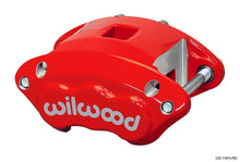 Cargar imagen en el visor de la galería, Wilwood Caliper-D154-Red 1.12/1.12in Pistons 1.04in Disc