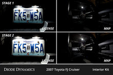 Cargar imagen en el visor de la galería, Diode Dynamics 07-14 Toyota FJ Cruiser Interior LED Kit Cool White Stage 1