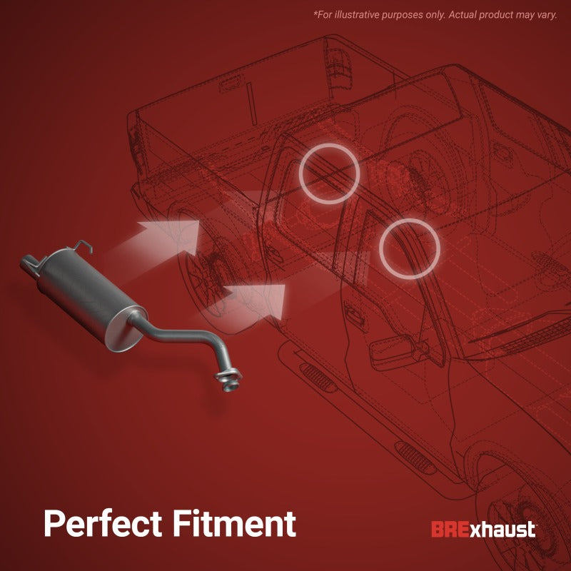 BRExhaust Rear Muffler Kit Replacement Mercedes-Benz