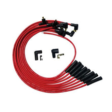 Cargar imagen en el visor de la galería, Moroso BBC Over Valve Cover Str Plug Boots Non-HEI Ultra Spark Plug Wire Set - Red