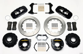Wilwood AERO4 Rear P-Brake Kit 14.00in Mopar/Dana 2.36in Off w/Snap Ring Bearing
