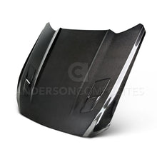 Cargar imagen en el visor de la galería, Anderson Composites 2015-2017 Ford Mustang Double Sided Carbon Fiber Type-OE Style Hood