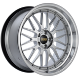 BBS LM 20x10.5 5x114.3 ET20 CB66 Diamond Silver Center Diamond Cut Lip Wheel