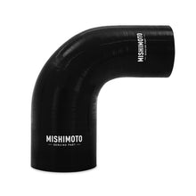 Cargar imagen en el visor de la galería, Mishimoto Silicone Reducer Coupler 90 Degree 2.25in to 3in - Black