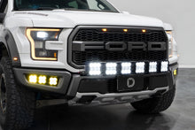 Cargar imagen en el visor de la galería, Diode Dynamics 17-20 Ford Raptor SS5 Grille CrossLink Lightbar Kit - Sport Yellow Combo