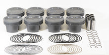 Cargar imagen en el visor de la galería, Mahle MS Piston Set 408ci 4.030in Bore 4in Stroke 6.250in Rod .927 Pin -6.5cc 9.5 CR - Set of 8