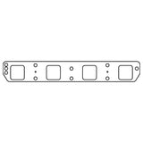 Cometic Chrysler Gen-2 Hemi .030in MLS Exhaust Manifold Gasket Set-1.844in x 1.890in Rectangle Port