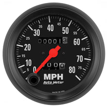 Cargar imagen en el visor de la galería, Autometer Z Series 3-3/8in Mechanical 0-80mph Speedometer Gauge