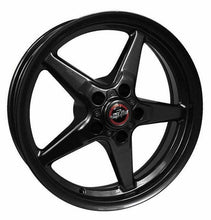 Cargar imagen en el visor de la galería, Race Star 92 Drag Star 17x7.00 5x5.00bc 4.25bs Direct Drill Gloss Black Wheel