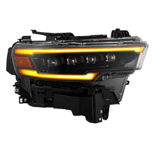 Cargar imagen en el visor de la galería, AlphaRex 25-26 Dodge Ram 1500 NOVA LED Proj Headlights- Alpha-Black w/Activ Lit/Seq Signal/Switchbk