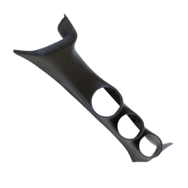 Autometer 08-10 Ford Super Duty 52mm Black Triple Pilillar