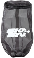 Cargar imagen en el visor de la galería, K&amp;N Filter Wrap Drycharger Oval Tapered Black - 3.25in Base I/S Width x 2.5in Top I/S Width x 7in H