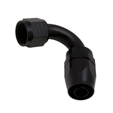 Cargar imagen en el visor de la galería, DeatschWerks 10AN Female Flare Swivel 120-Degree Hose End CPE - Anodized Matte Black