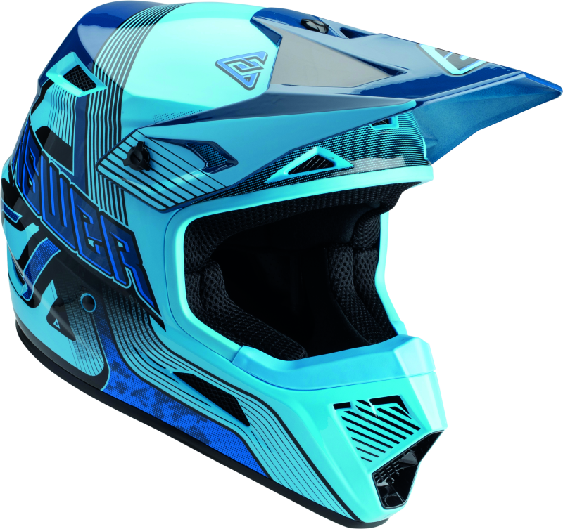 Answer AR1 Vendetta Helmet Blue/Dark Blue Youth - Large