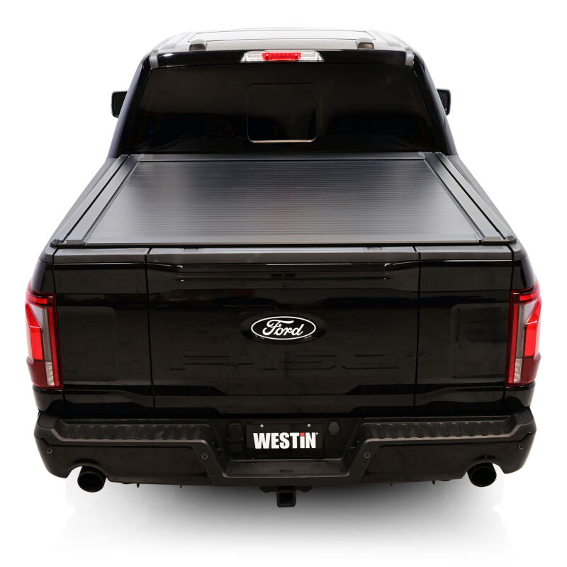 Westin 15-25 Ford F-150 (Incl. 22-25 Lightning) 5.5ft Bed Electric Retractable Tonneau Cover - Black
