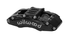 Cargar imagen en el visor de la galería, Wilwood Caliper - AT6 Lug Mount Black 1.75in/1.38in/1.38in Piston .75in Rotor - Left Side