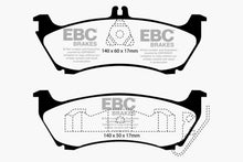 Cargar imagen en el visor de la galería, EBC 99-02 Mercedes-Benz M-Class (ML) ML320 3.2 Redstuff Rear Brake Pads