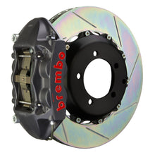 Cargar imagen en el visor de la galería, Brembo 99-05 Honda S2000 Rear GTS BBK 4 Piston Cast 328x28 2pc Rotor Slotted Type-1-Black HA