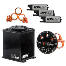 Cargar imagen en el visor de la galería, DeatschWerks 5.5L Modular Surge Tank Includes 3 DW200 Fuel Pumps