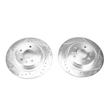 Cargar imagen en el visor de la galería, Power Stop 16-18 Buick Envision Rear Evolution Drilled &amp; Slotted Rotors - Pair