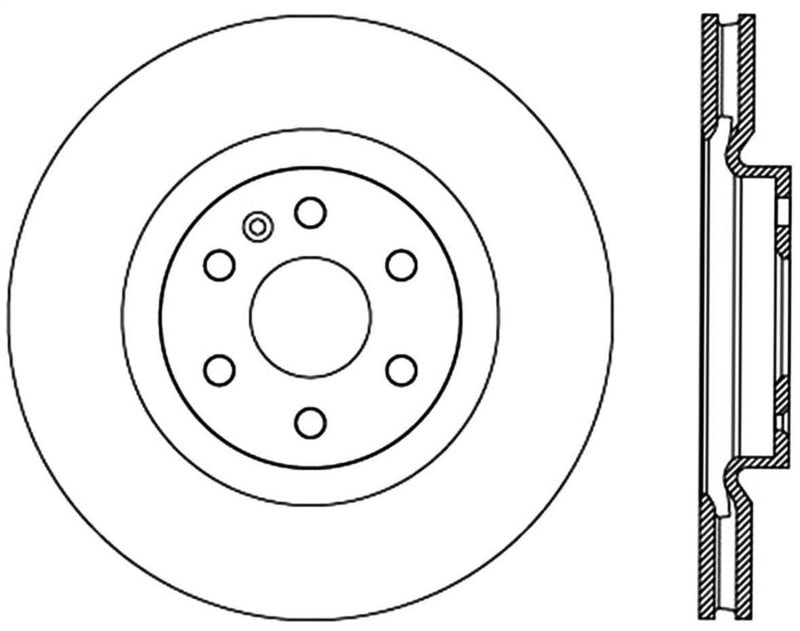 StopTech Sport Slotted Rotor - Rear Right