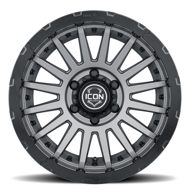 ICON Alloys Recon Pro Satin Charcoal - 18x9 / 6x5.5 / 25mm 6in BS