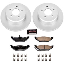 Cargar imagen en el visor de la galería, Power Stop 97-99 Chrysler Town &amp; Country Rear Z17 Evolution Geomet Coated Brake Kit