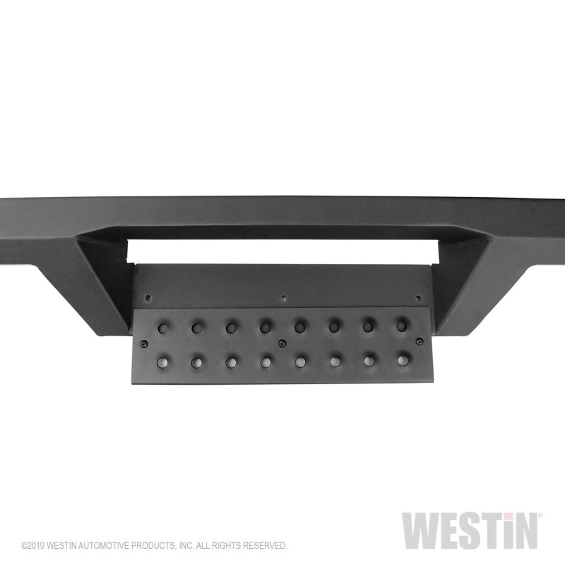 Westin/HDX 19-20 Ram 2500/3500 Crew Cab (8ft Bed) Drop Wheel to Wheel Nerf Step Bars - Txt Black