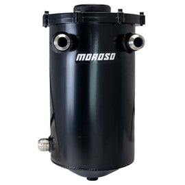 Moroso Split Top 16in Tall 8in Diameter MMPS 7.5qt Dry Sump Tank - Black