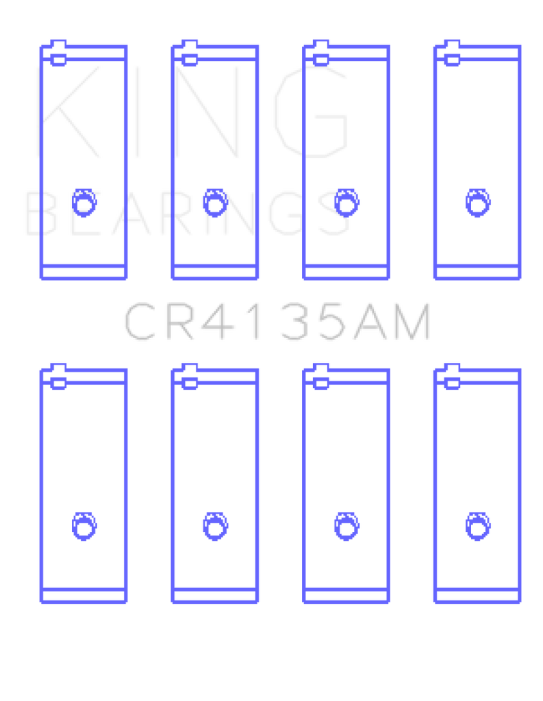 King Engine Bearings 85-01 Toyota 5SFE L4 DOHC 16 Valves (Size +0.50) Rod Bearing Set