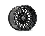 Vossen HFX-3 22x12 - 8x165.1 - ET44 - Ultra Deep Face - 125.1 - Satin Black Wheel