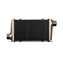 Cargar imagen en el visor de la galería, Mishimoto Universal Carbon Fiber Intercooler - Gloss Tanks - 525mm Black Core - C-Flow - C V-Band