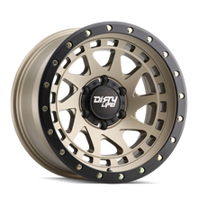 Cargar imagen en el visor de la galería, Dirty Life 9311 Enigma Pro 17x9/5x127 BP/-12mm Offset/71.5mm Hub Satin Gold Wheel - Beadlock