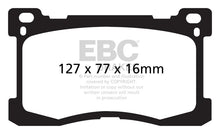 Cargar imagen en el visor de la galería, EBC 12+ Hyundai Equus 5.0 Yellowstuff Front Brake Pads