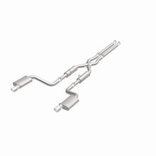 Cargar imagen en el visor de la galería, MagnaFlow 11-12 Dodge Charger SRT-8 Hemi Dual Split Rear Exit Stainless Cat-Back Performance Exhaust