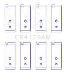 King Engine Bearings Toyota 18R/21R (Size +.25) Connecting Rod Bearing Set