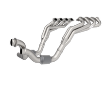 Cargar imagen en el visor de la galería, Kooks 20-22 Ford F250 7.3L V8 / Ford F350 7.3L V8 1-7/8in x 3in SS Headers w/ H.O. Green Catted Conn