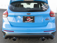 Cargar imagen en el visor de la galería, aFe Takeda 3in 304 SS Axle-Back Exhaust System w/ Blue Flame Tip 16-18 Ford Focus RS 2.3L (t)