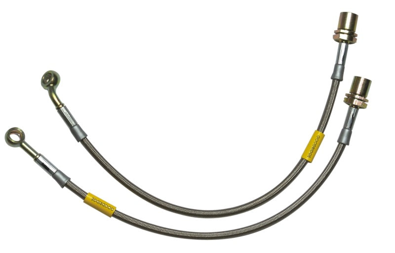 Goodridge 02-04 Nissan Frontier 4WD / XTerra w/o VDS 4-inch Extended SS Brake Lines