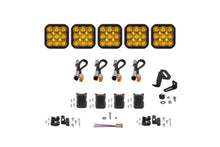 Cargar imagen en el visor de la galería, Diode Dynamics SS5 Sport Universal CrossLink 5-Pod Lightbar - Yellow Driving