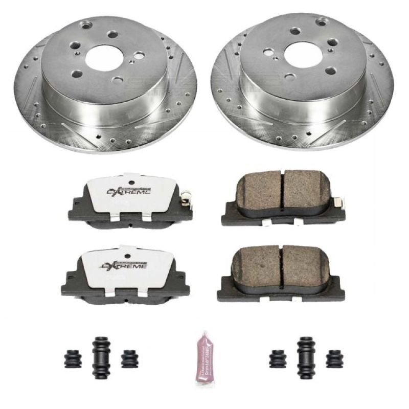 Power Stop 03-06 Pontiac Vibe Rear Z26 Street Warrior Brake Kit