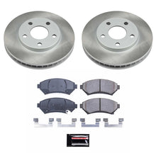 Cargar imagen en el visor de la galería, Power Stop 97-98 Pontiac Trans Sport Front Semi-Coated Rotor Kit