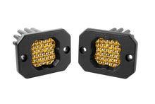 Cargar imagen en el visor de la galería, Diode Dynamics Stage Series C1 LED Pod Pro - Yellow Flood Flush ABL (Pair)