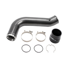 Cargar imagen en el visor de la galería, Wehrli 17-19 Chevrolet 6.6L L5P Duramax Passenger Side 3.5in Intercooler Pipe - Sparkle Bomber Orang