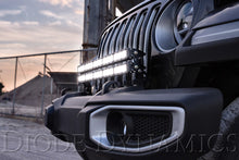 Cargar imagen en el visor de la galería, Diode Dynamics 18-21 Jeep JL Wrangler/Gladiator SS30 Bumper Bracket Kit - Amber Combo (Single)