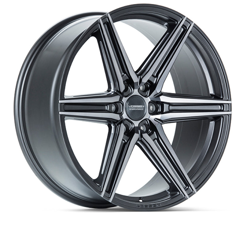 Vossen HF6-2 20x9.5 / 6x139.7 / ET15 / Deep Face / 106.1 - Tinted Matte Gunmetal Wheel