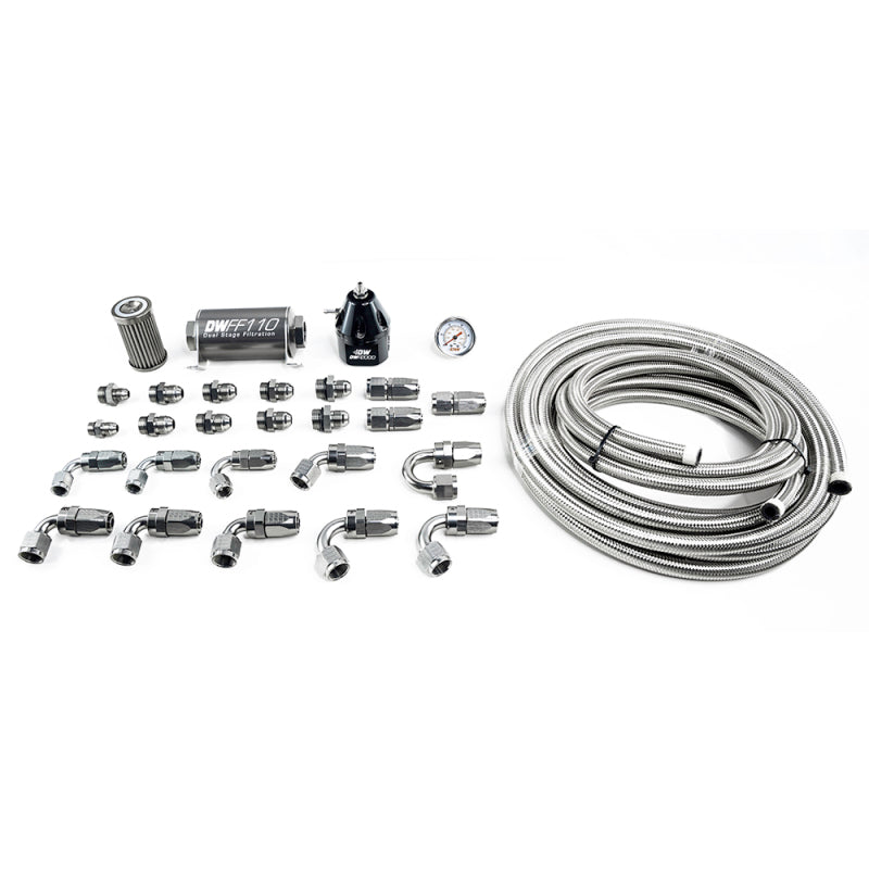 DeatschWerks 11-19 Ford Mustang X2 Series -10AN CPE Plumbing Kit