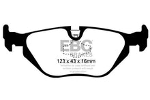 Cargar imagen en el visor de la galería, EBC 96-98 BMW Z3 1.9 Greenstuff Rear Brake Pads